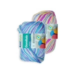 Fir acrilic Gomitolo 120m 50g/scul KmtStyle degrade 22087**
