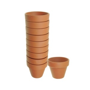 Ghiveci ceramica 4cm 10/set 100104K