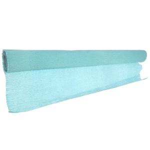 Hartie creponata floristica 50x250cm 54g/mp Colorarte bleu H1037