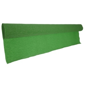 Hartie creponata floristica 50x250cm 54g/mp Colorarte verde H1040