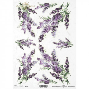 Hartie de orez A4 crengi de lavanda 25-30g ITD R0746