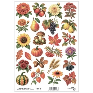 Hartie de orez pigment Toamna, Halloween - 8 20x27,5cm