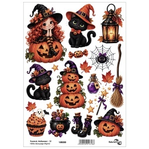 Hartie decoupage Toamna, Halloween - 12 20x27,5cm 90g