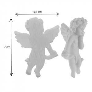 Inger rasina alba model-1 static 5,2x2x7cm DD56442 - Img 2