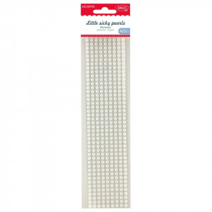 Jumatati perla adeziva alba 5mm 423/set Daco AD289W