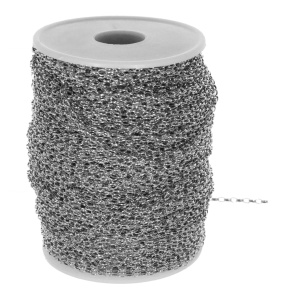 Lant inox argintiu 2,5mm L30 pret/metru