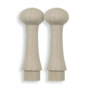 Maner lemn buton pentru sertar 5x2cm 2/set X53