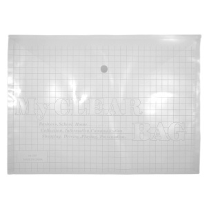 Mapa plastic transparenta cu capsa My clear bag A4 CNX M20