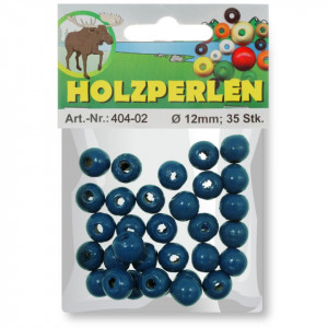 Margele lemn rotunde 12mm 35/set Meyco 404 - Img 14