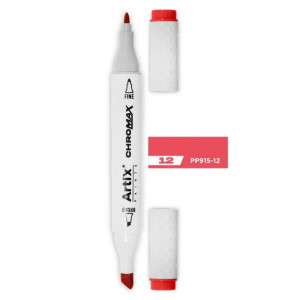 Marker pe baza de alcool cu 2 capete varf rotund si tesit 1mm/2-5mm Artix PP915 - Img 4