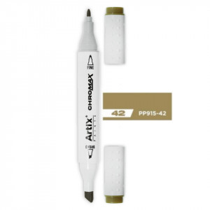 Marker pe baza de alcool cu 2 capete varf rotund si tesit 1mm/2-5mm Artix PP915 - Img 44