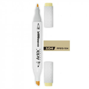 Marker pe baza de alcool cu 2 capete varf rotund si tesit 1mm/2-5mm Artix PP915 - Img 82