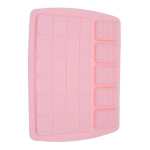 Matrita silicon model tablete ciocolata 13,5x18,2x1cm roz T09226