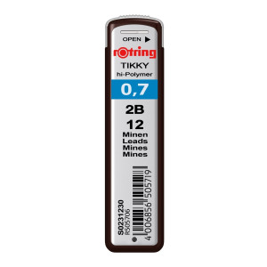 Mina creion mecanic 2B 0,7mm 12/set Rotring