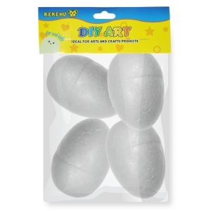 Ou polistiren 6,6x4,5cm 4/set Colorarte A867
