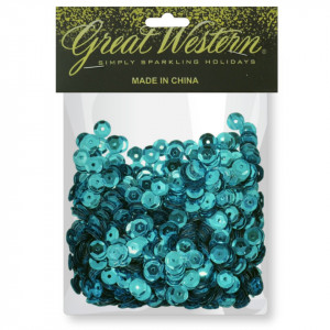 Paiete plastic turcoaz 6mm 14g