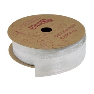 Panglica satinata argintie model etno 20mm x 10m/rola Canea yxr-pl1611_04