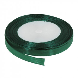 Panglica satinata verde brad 10mm x 21m/rola