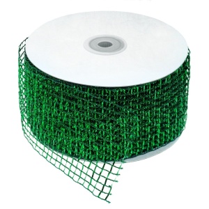 Panglica verde model plasa 65mm x 18m