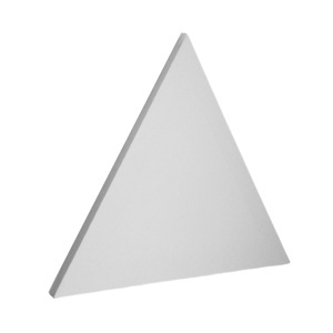 Panza pictura pe sasiu triunghiular latura 30cm 30x26x1,5cm Colorarte P2549