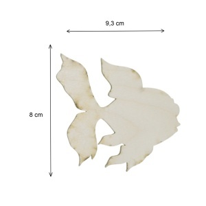 Peste placaj pirogravat 8x9,3cm - Img 2