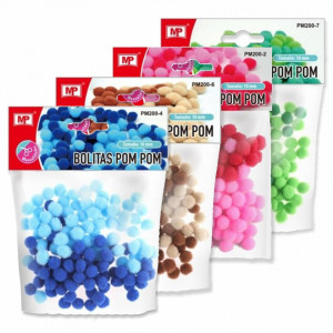 Pompon 10mm 150/set MP PM200