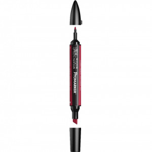 Promarker rosu crimson pe baza de alcool Winsor&Newton 203