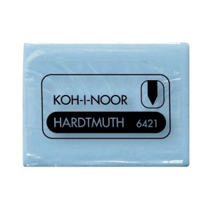 Radiera plastica soft albastra in folie 4,7x3,6x1cm Koh-I-Noor K6421-18