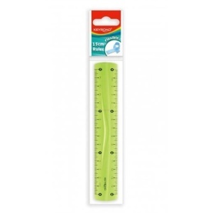Rigla plastic flexibila verde 15cm Keyroad KR970854-15 R766