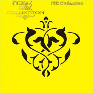 Sablon plastic 16x16cm ITD ST0087A