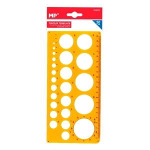 Sablon plastic cu 25 cercuri 20cm MP PL012