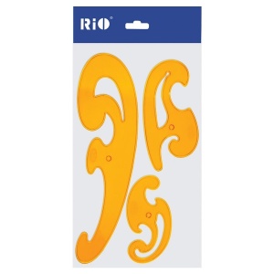 Sablon plastic florar 7x13,5-10x32cm 3/set Rio 808