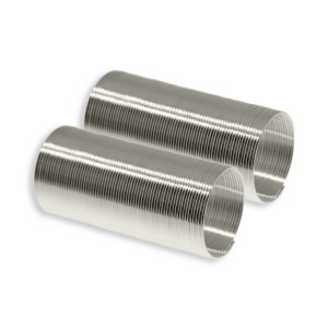 Sarma memorie pentru inel argintiu inchis 2cmx0,6mm 2bucx65 spire (18 grame)