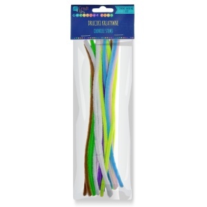 Sarma plusata 8mm x 29,5cm 25/set 7 culori pastel KSDR003