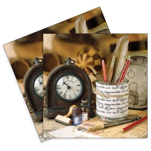 Servetel Instrumente pentru scriitor 33x33cm 2/set 13318375