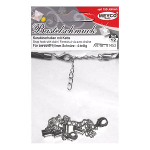 Set accesorii snur 1,5mm 2x4 piese Meyco 61453