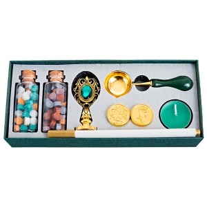 Set stampila sigiliu ceara 6 piese/set Daco SC078