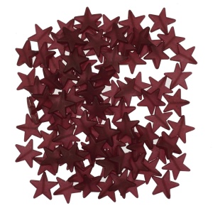 Steluta plastic cu gaura 2cm rosu 90/set Canea GMG41442