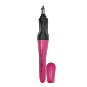 Stilou Ergonel cu 1 rezerva roz-negru Ecada 93109
