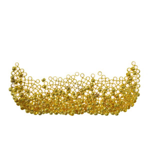 Stopper rotund (crimp) auriu 1,6x2,5mm 10g (340buc)