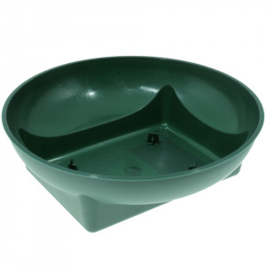 Suport plastic rotund pentru burete floral diametru 15cm, interior 11x8cm 2177 YU-2
