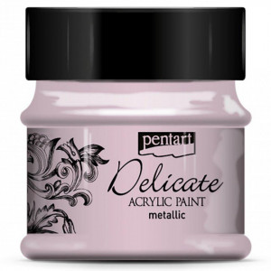 Vopsea acrilica Delicat metalizata 50ml Pentart 293** - Img 4