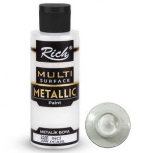 Vopsea acrilica multisuprafete metalizata 120ml Rich MSM-120 - Img 7