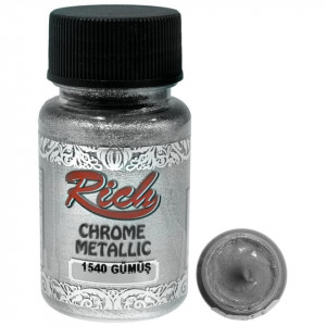 Vopsea metalica cromata 50ml Rich CHR-050 - Img 3