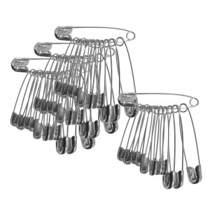 Ac de siguranta argintiu 3 dimensiuni 3,7 /3,1 /2,8 cm 60buc/set(5)