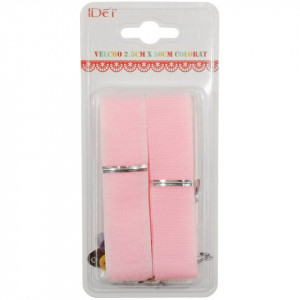 Banda scai (velcro) roz 2,5x50cm 055916