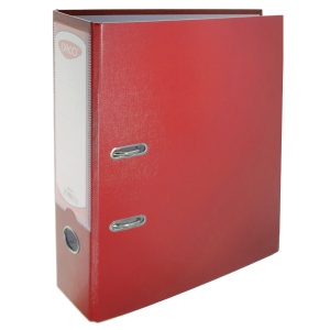 Biblioraft plastifiat 7,5cm A4 Daco BP175R rosu
