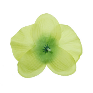 Cap orhidee textil verde lime 13cm 2/set - Img 2