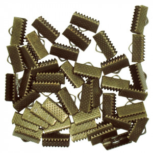 Capat panglica zimtat bronz 13mm 20g (44buc)