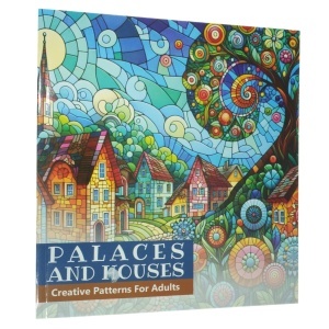 Carte colorat adulti 23x25cm - fructe/legume/case 64 pagini BK4146-4